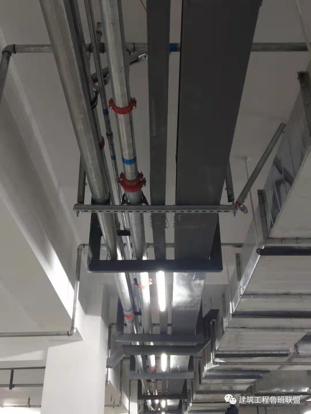 成品支吊架c型钢配件_钢材吊架_成品支吊架图片