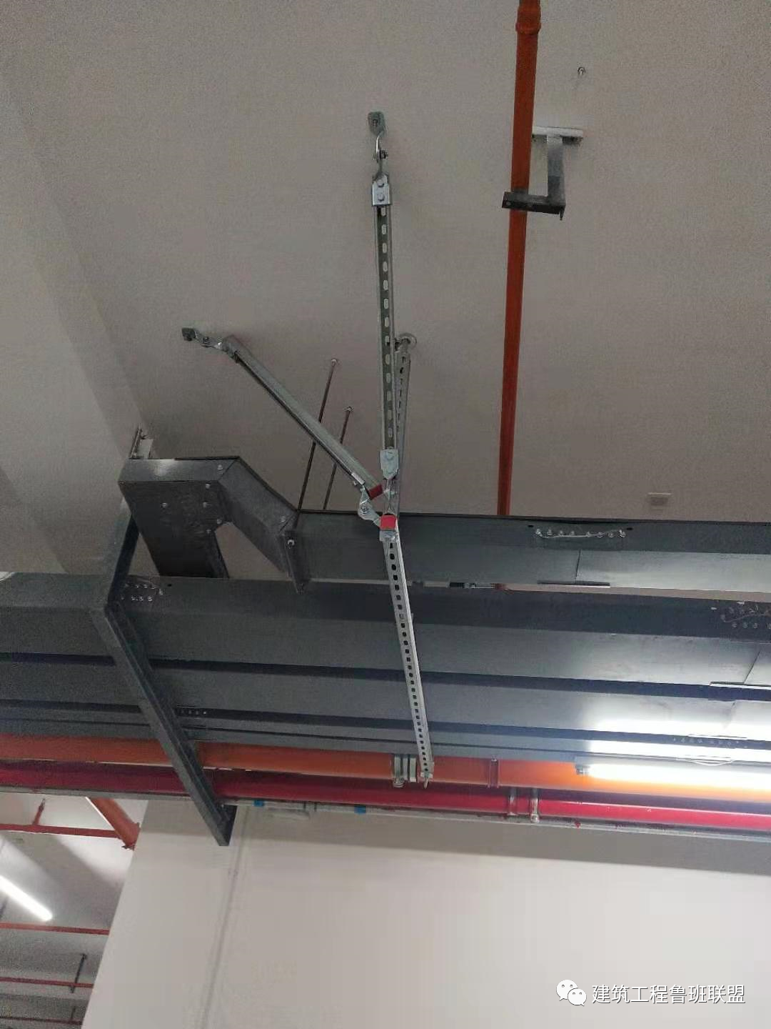 成品支吊架图片_成品支吊架c型钢配件_钢材吊架